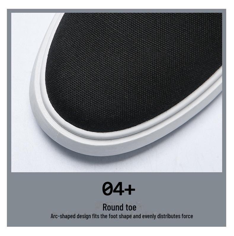 Мужская дышащая парусиновая повседневная обувь 2024 года — модный молодежный стиль Гонконга