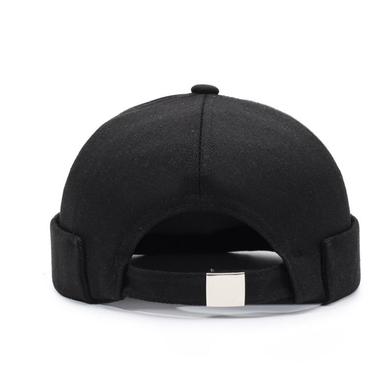 Spring and Autumn New Literary Retro Embroidery Mountain Peak Landlord Hat Hip Hat Street Dance Outdoor Casual Beanie Melon Rind Hat