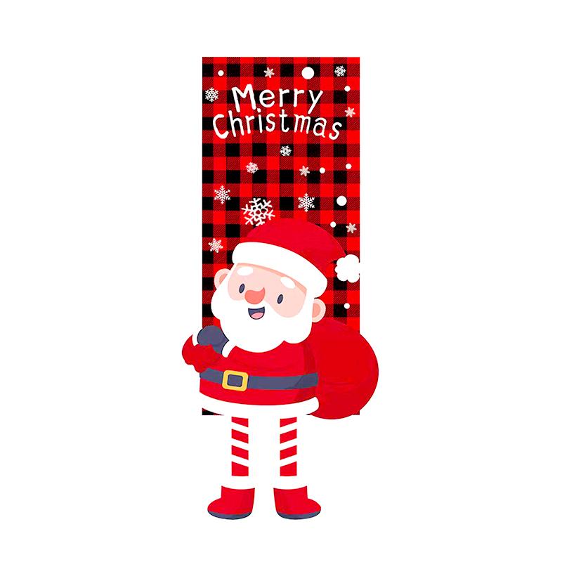 1 шт. милый Санта-Клаус, снеговик, лось, подвесной флаг, веселое Рождество, мультфильм, длинные ноги, кукла, домашний декор