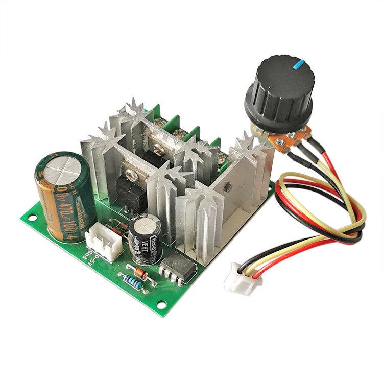 PWM DC Motor and Fan Speed Controller, 6V-90V, Stepless Adjustment.