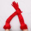 Elegant Bride's Long Gloves Satin Women's Long Mittens Dress-Up Accessories