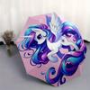 Unicorn, Fantasy Theme 8 Bone Hand Automatic Folding Fashion umbrella, Compact and Portable Design, A Perfect Gift for Birthday, Christmas o