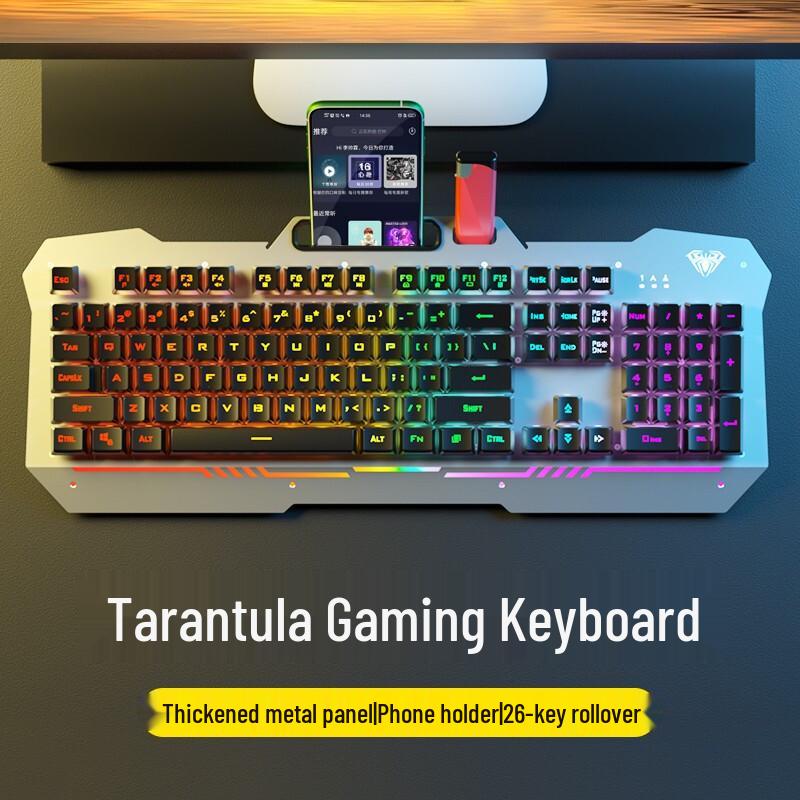 AULA F3010 Wired Backlit Gaming Keyboard