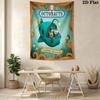 Octonauts Glory Wall Tapestry Aesthetic Wall Hanging Printed Fabric Blanket Decorative Tapestries for Bedroom Living Room Home Decor