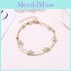 Bracelet Simple Ankle Women Overgild Color Anklet Foot Jewellery Stone Chain