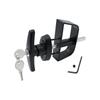 Shed Door Latch T-Handle Lock Kit with 2 Keys 5-1/2"" Door Lock for Playhouses Chicken Coops Camper