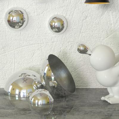 1 шт., зеркальная полировка из нержавеющей стали, диаметр 51–200 мм, толщина 1,0 мм, шар полусферы для наблюдения