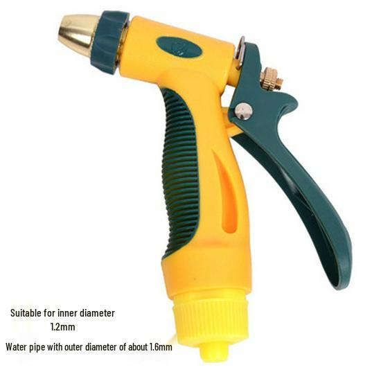 Полностью медный высоконапорный пистолет-распылитель для автомойки и насадка-щетка