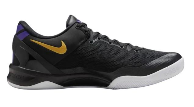Nike Kobe 8 Protro "Lakers Away" Black/Gold Basketball Shoe Men's HF9550-001