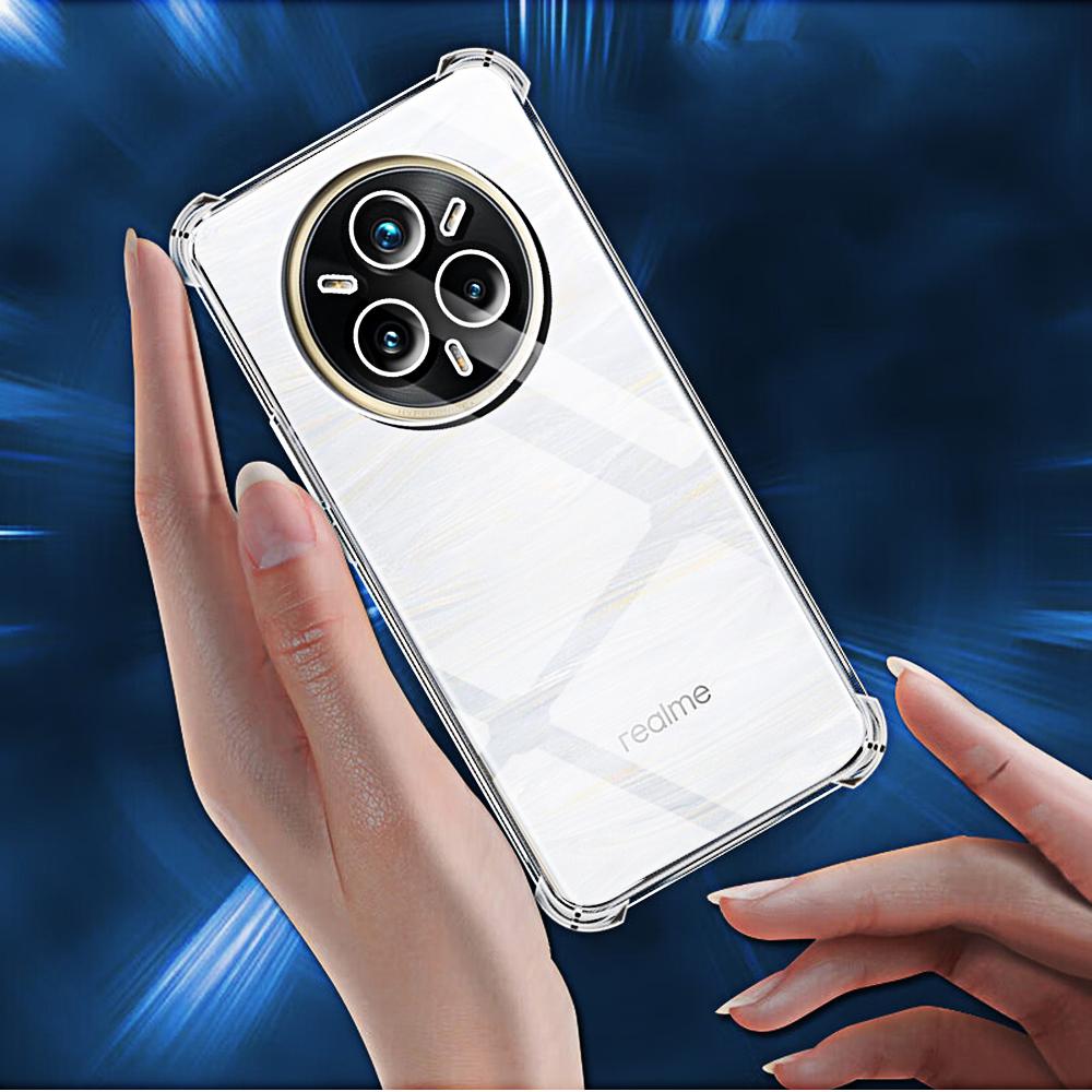 Transparent Phone Case for Realme 14 Pro+ Protective Camera Back Clera Covers On For Oppo Realme 14Pro 13 12 11 10 Pro Plus