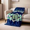 Milwaukee Brewers Logo Blanket print blanket soft and cozy perfect for the living room bed sofa or a nap,gift