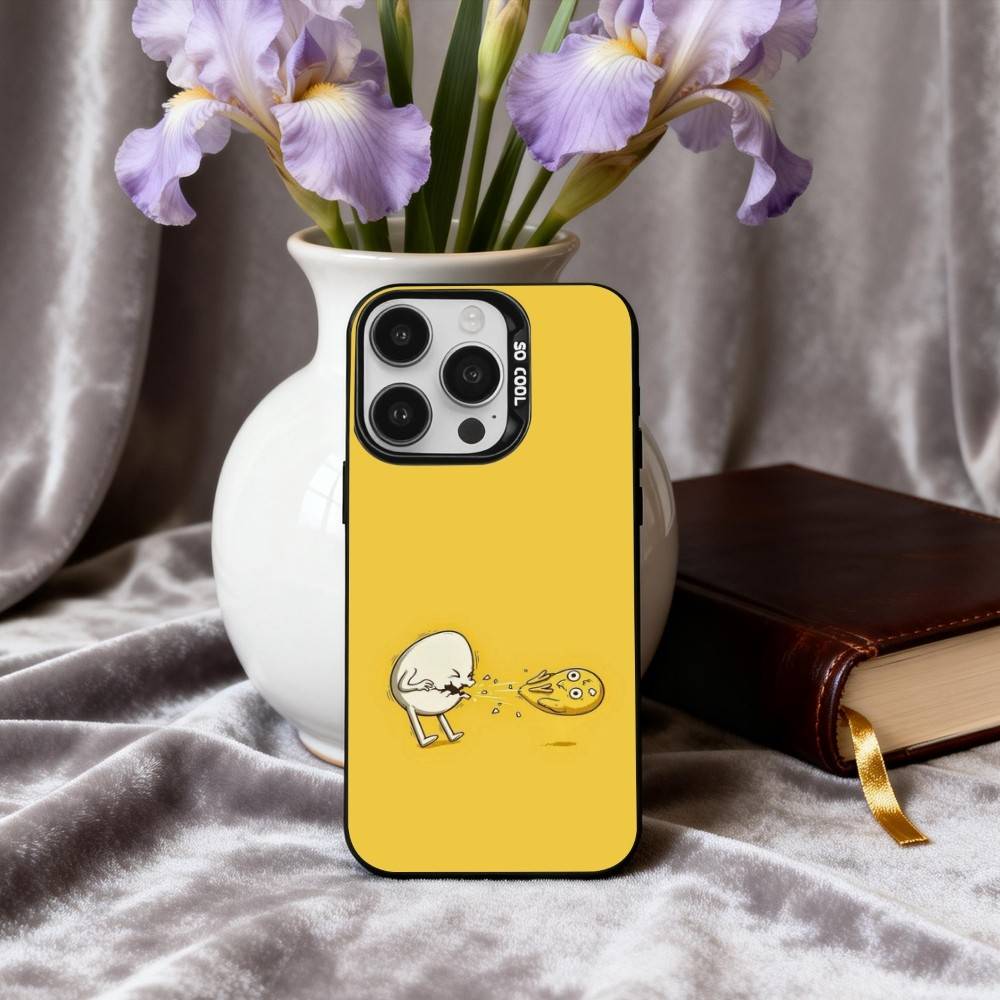 F-Забавный еда Фантастический искусство Чехол для телефона Для iPhone17,16,15,14,13,12,11 Plus,Pro Max Черный Конфеты серебристый чехол для телефона