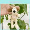 Adorable Plush Dog Keychain Doll For Birthdays Cute Gift Soft Toy For Kids