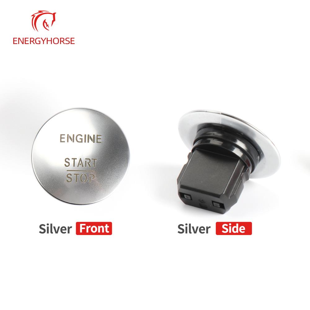 Кнопка запуска и остановки двигателя без ключа 2215450714, серебристый для Mercedes-Benz W164 W205 W221 W176