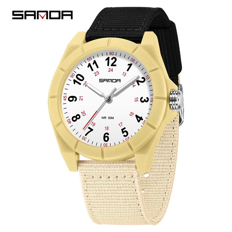 Sanda Quartz Nurse Watch - Trendy, Versatile, Simple, Luminous, and Casual.
