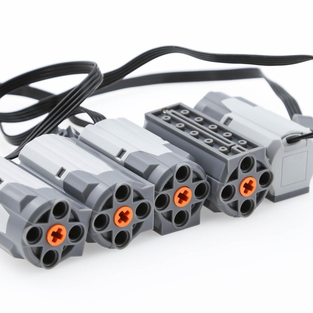 Habow 5 шт. Набор деталей Power Functions Technic M-моторы, совместимый с набором моторов Lego 8883.