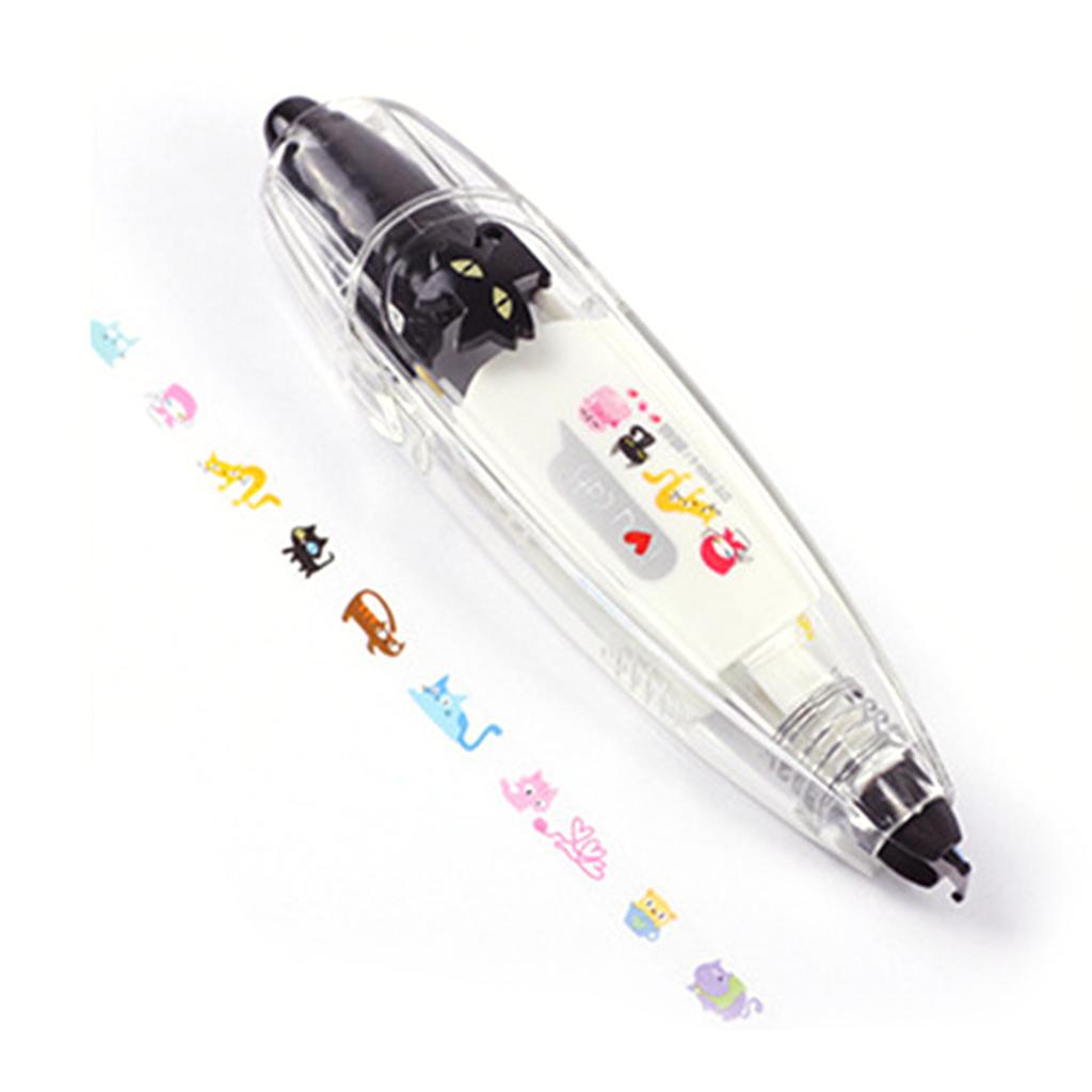 Каваии Корректирующая лента Кружево Блокнот Дневник Украшение Ручка Мультяшная Цветочная Наклейка Лента Ручка Смешные Детские Канцелярские товары для Детей