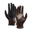 GoLeJie Кожаные перчатки для верховой езды из козьей кожи Мужские Женские Противоскользящие Дышащие Прочные Для верховой езды С усиленным большим пальцем