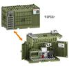 Вторая мировая война WW2 армия солдаты спецназ контейнер оружие пушка базовая модель строительные блоки кирпичи детские игрушки подарок