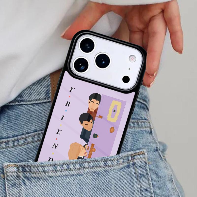 Central Perk Friends TV Show Phone Case for iPhone 16e 15 14 13 12 17 Pro Max Plus Air 17pro Cover Coque