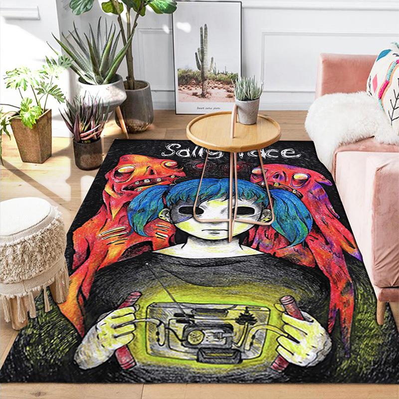 Sally Face Rug Floor Mat for Living Room or Bedroom Soft and Comfortable Carpet a Gift for Birthday and Holiday.ZFF0913092