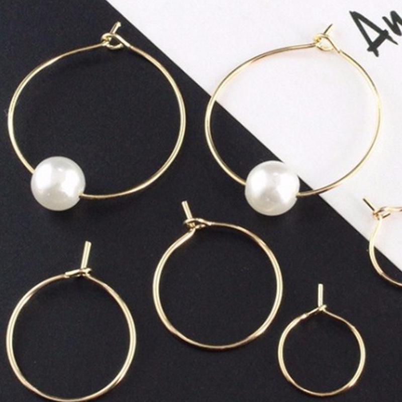 Набор аксессуаров для серег в форме девятки, разноцветный, сделай сам