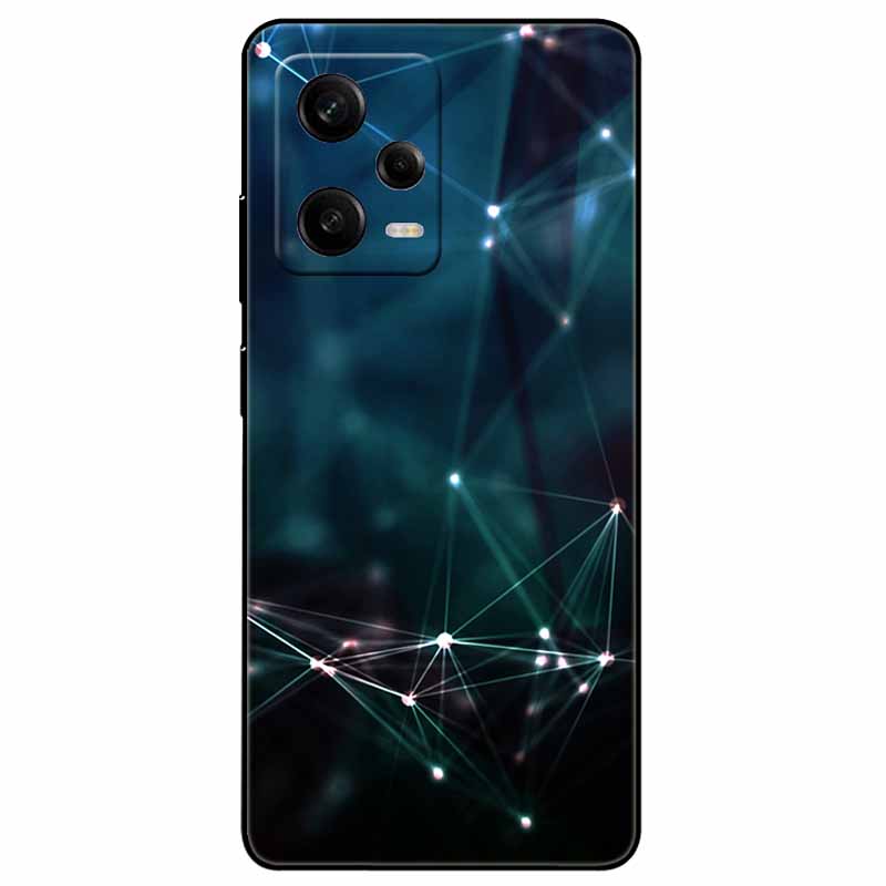 Чехол для Redmi Note 12 Pro 5G Чехлы Note12 ТПУ Черный Силиконовый Звездный Чехол для Xiaomi Redmi Note 12 Pro+ 5G Plus Мультяшный Мягкий