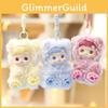 Kids Color Solid Plush Doll Keychain Stuffed Toy Gift For Birthday Bag Pendant