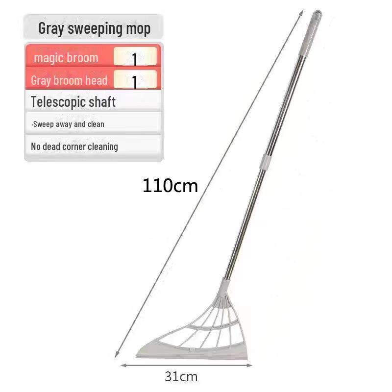 Вращающаяся волшебная метла и скребок для стекла для уборки пола в ванной комнате