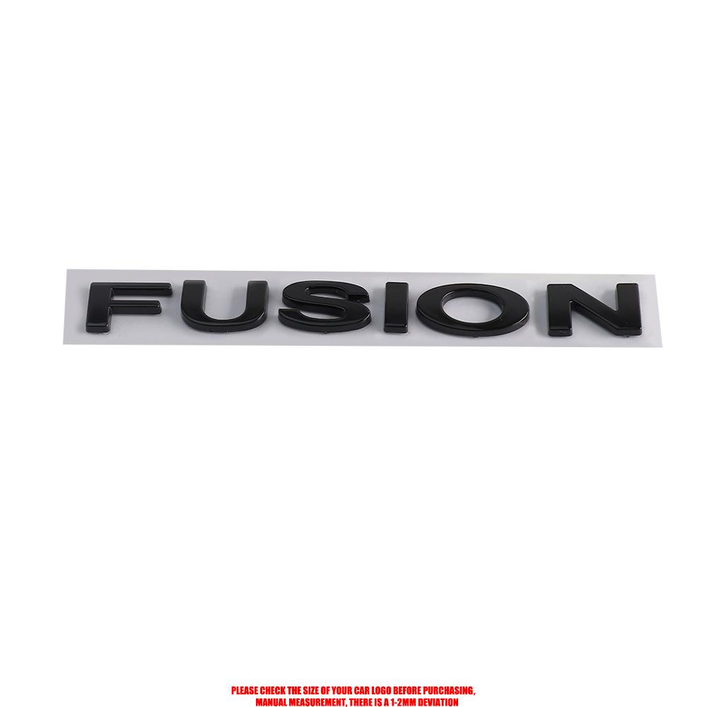 AJJ1 3D Letters Car Body Rear Trunk Bumper Emblem Stickers Badge Decal For Ford Focus Logo Fusion MK2 MK4 Fiesta Mustang Accessories