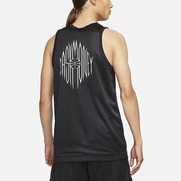 Nike Tank Tops Men's Black Crew Neck Moderate Straight Fit (Unisex) Tank Tops CV2408 010