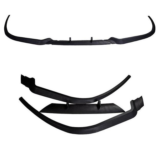 Для VW Golf MK4 4 IV R32 Cupra R, передний спойлер, передний бампер, спойлер для губ, универсальный 3 шт., обвес, автомобильный аксессуар