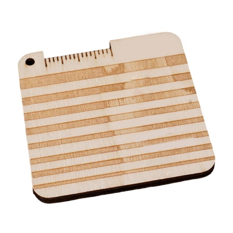 Деревянный калибр спиц, линейка для вязания, инструмент для вязания, инструмент для измерения вязания, линейка для вязальщиц, аксессуары для вязания крючком