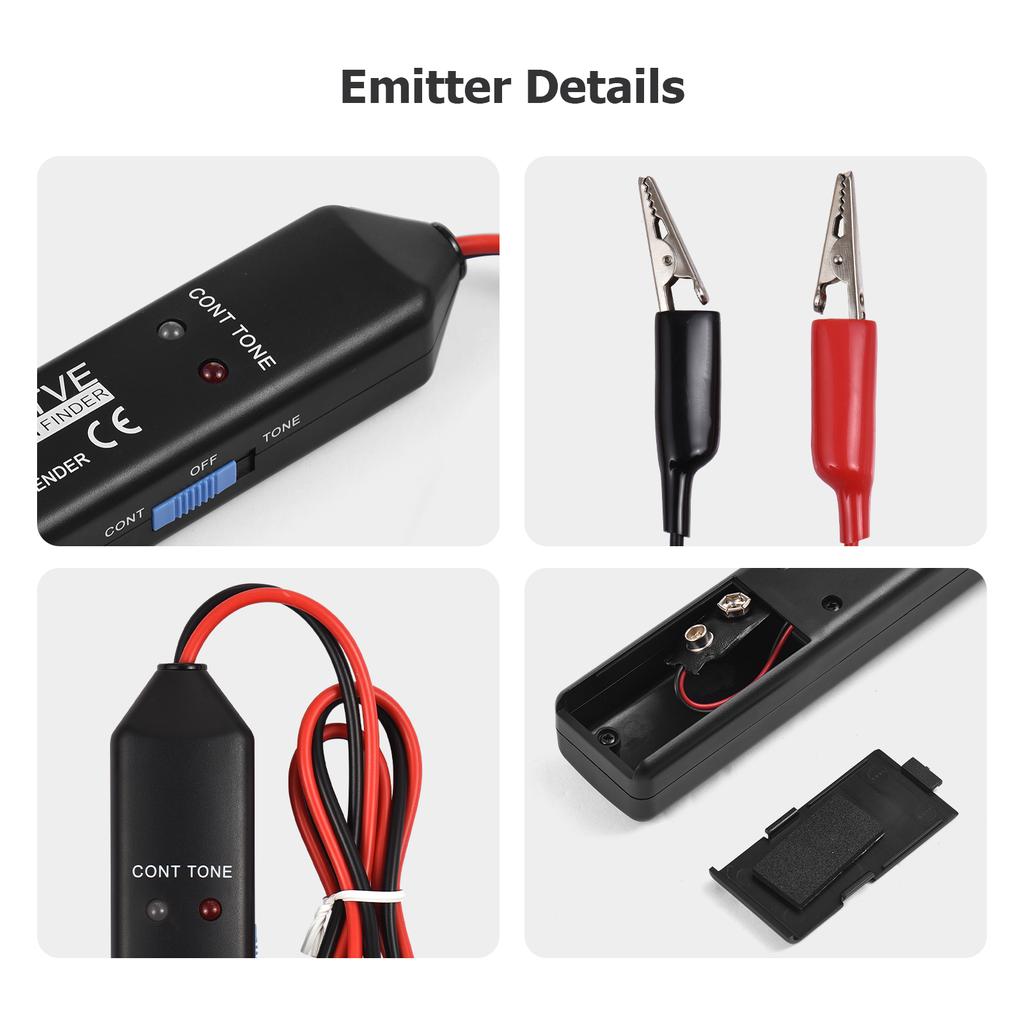 Kkmoon MY6814 Генератор тонального сигнала и набор датчиков для автомобильного кабеля, многофункциональная точка обрыва провода
