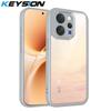 KEYSION Прозрачный чехол для телефона VIVO V70 Мягкий силикон+ПК HD Clear Простой ударопрочный задний чехол для телефона VIVO V70 5G