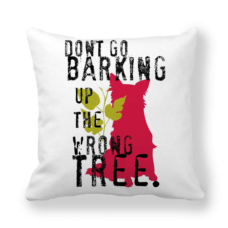Cartoon Alphabet Dog Series Patterns Digital Printing Short Plush Pillow Covers For Car Sofa Office Cushion Cover Home Goods