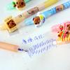 36Pcs/Lot Cute Capybara Erasable Gel Pen 0.5mm Blue Ink Kawaii Cartoon Writing Stationery Student School Office Supplies Gifts