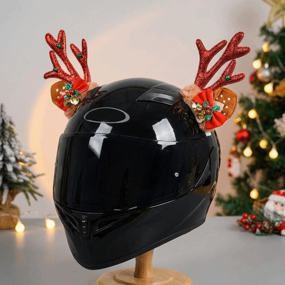 Creative Motorcycle Helmet Decoration 3D Motorcycle Helmet Antlers Festive Decorations