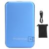 2.5in Mobile External Hard Drive Disk USB3.0 Portable HDD Blue with Adapter Cable for Desktop