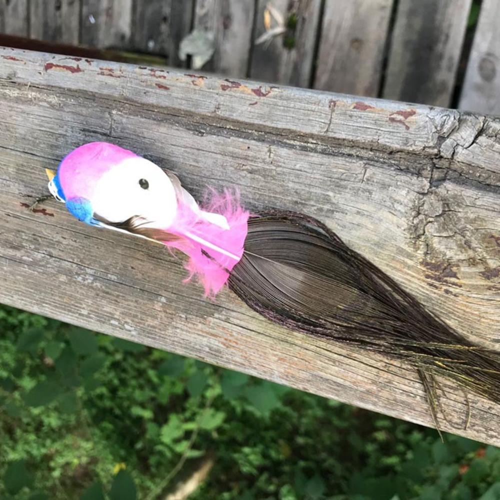 Мини-декор для комнаты Дом Сад Свадьба Перья Искусственные птицы Имитация птицы Искусственный павлин