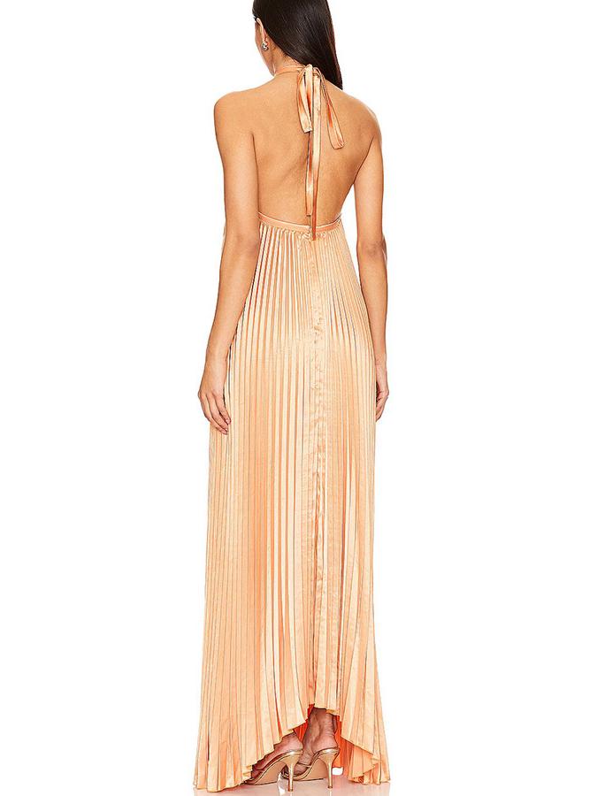 Европейское и американское женское сексуальное платье без рукавов с вырезом на спине и завязками на шее - Мода для отпуска 8080