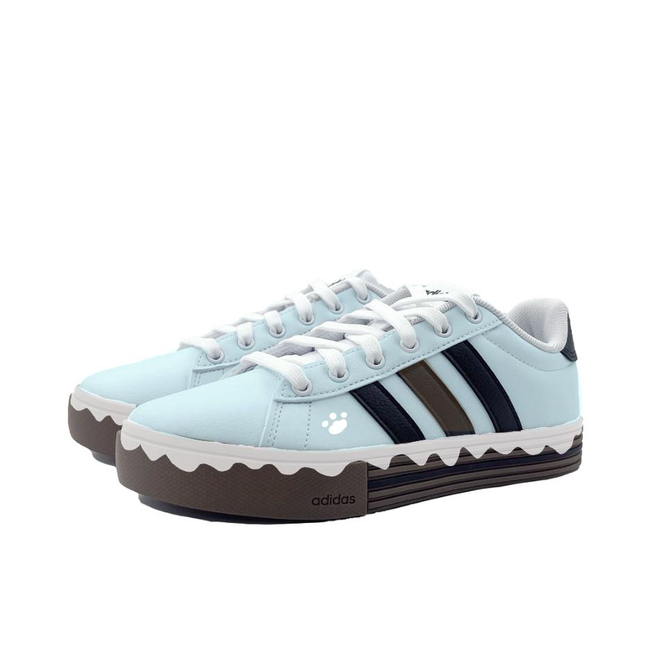 Adidas Daily 4.0 Abrasion Resistant Low top Skateboard Shoes Unisex Blue JR0077(Team641-)
