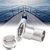 Stainless Steel Fuel Deck Fill 38mm Gas Filler Neck Polished Keyless Cap  Yacht Fuel System Refit