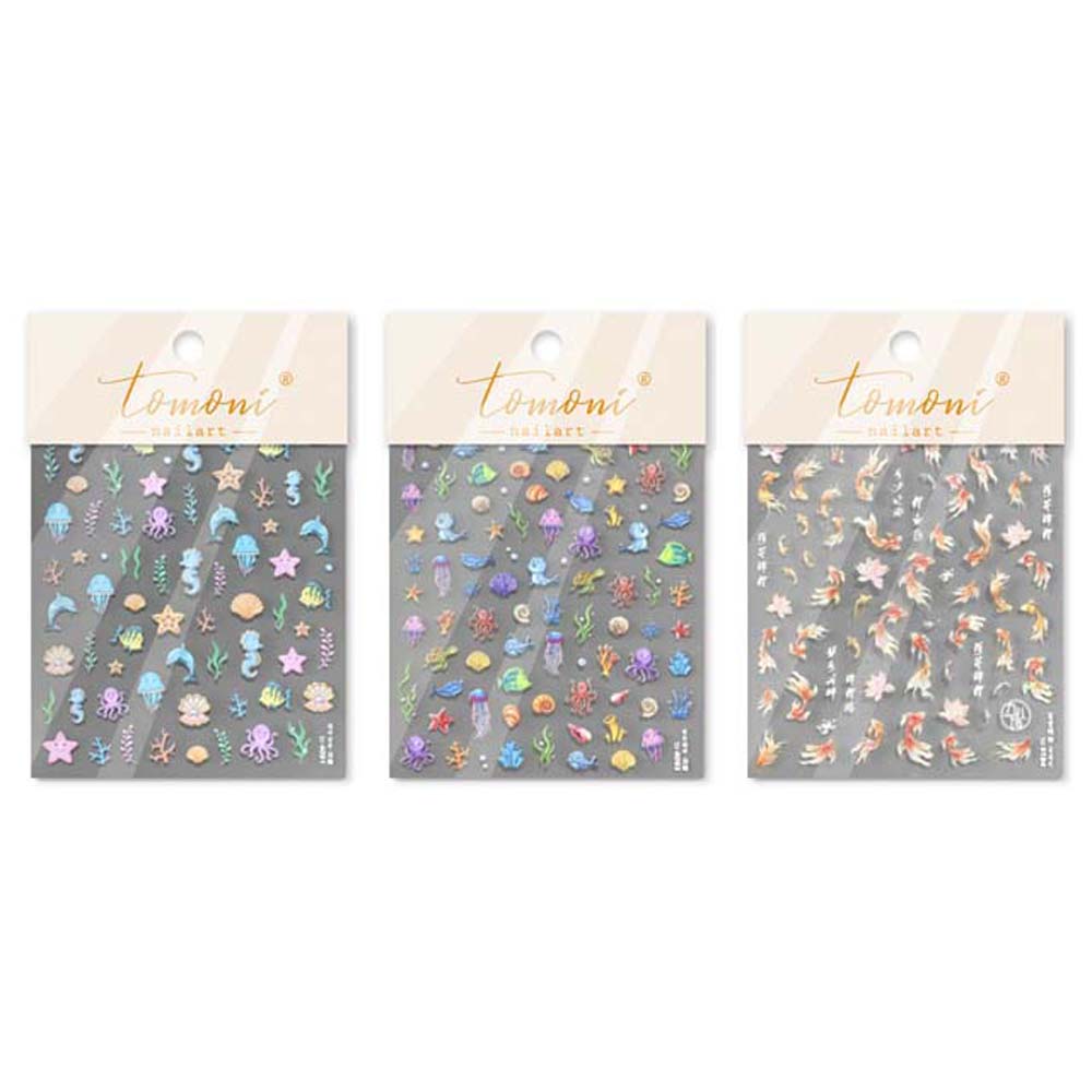 Conch Star Ocean Nail Decals Dolphin Ocean Nail Decorations Ocean Nail Stickers  Summer Beach