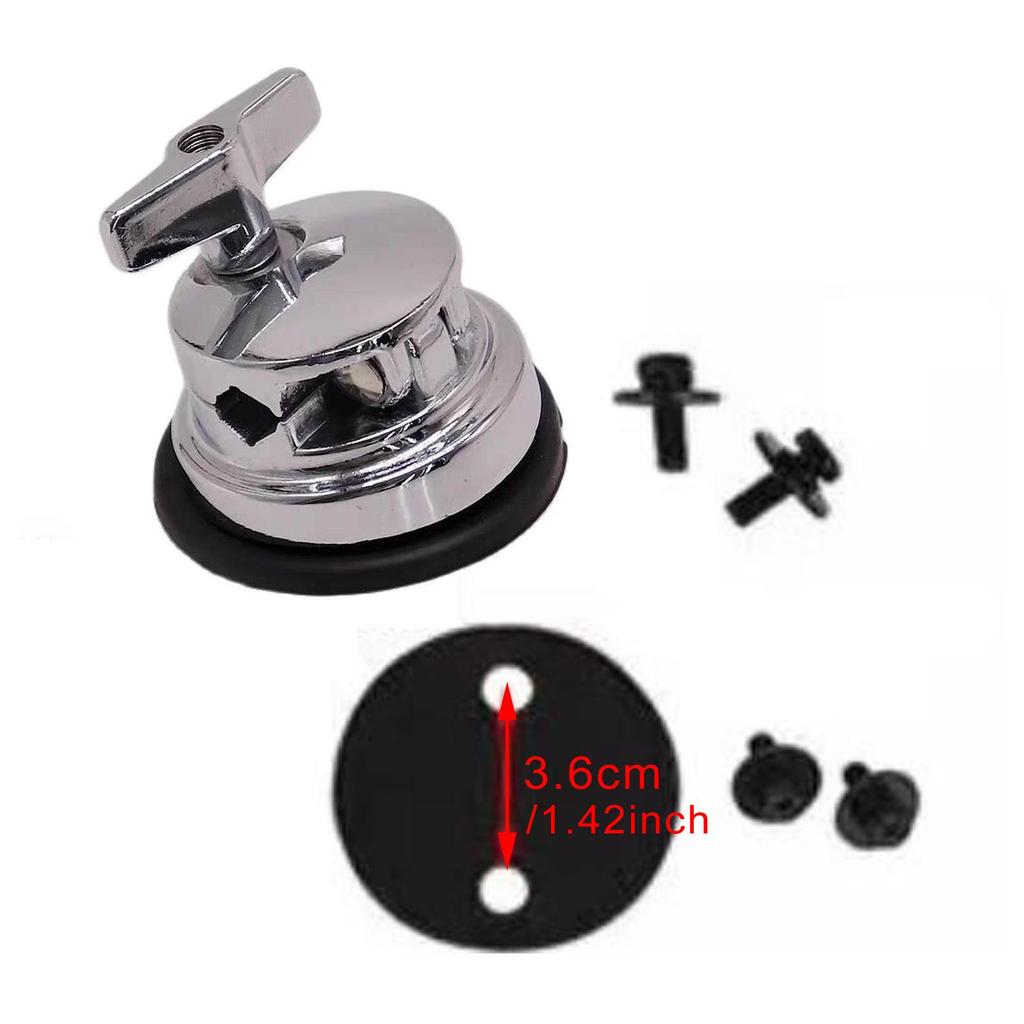 Tom Leg Mount Tom Drum Mount Bracket Rack Percussion Accessory Practical Metal Sturdy Tom Drum Leg Base Mounting Bracket