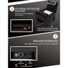 ZJ-8360 II USB и LAN Интерфейс Автоотрезчик 80мм Термопринтер чеков
