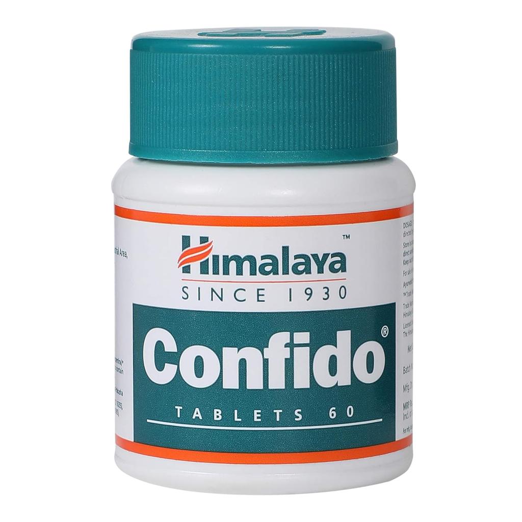Himalaya Confido Мужское здоровье 60 таблеток Для работоспособности, снятия стресса и уверенности – Аюрведические таблетки