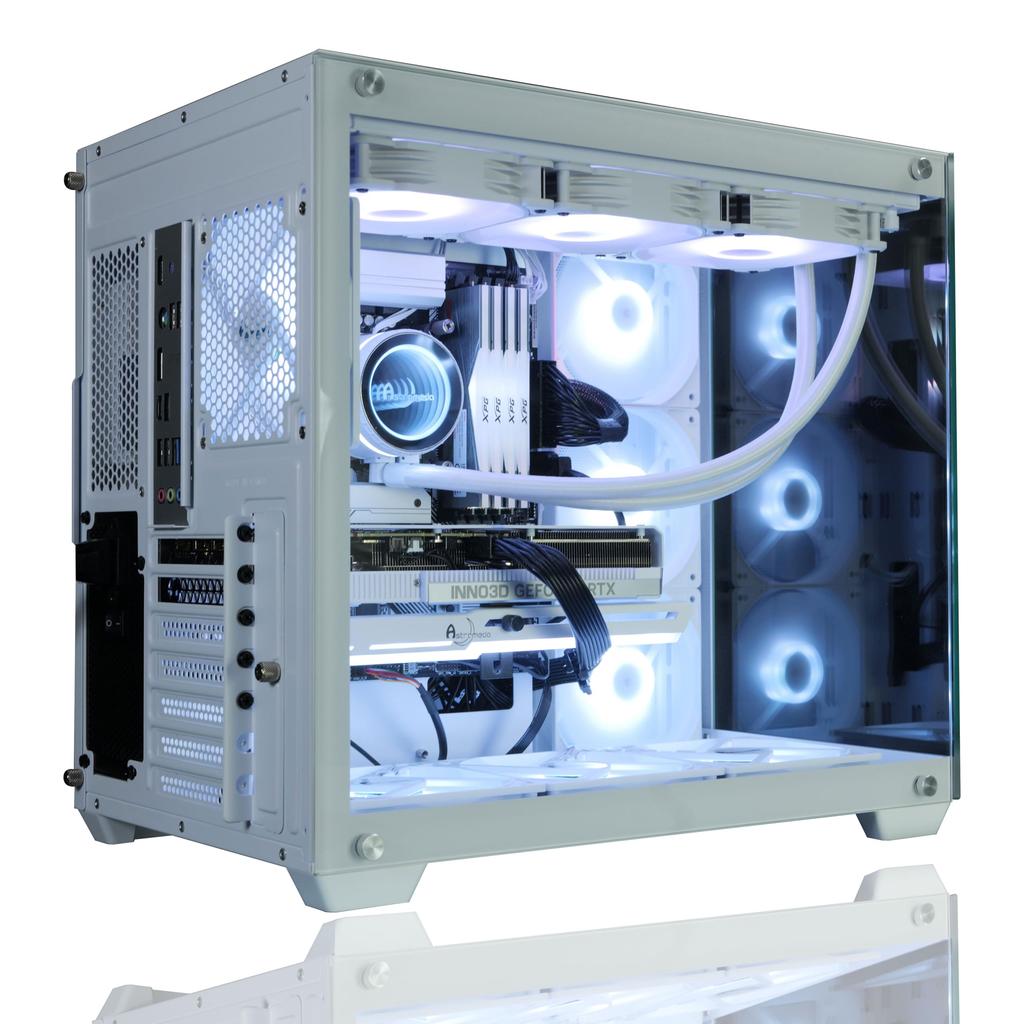 ASTROMEDA GAMER WH игровой ПК белый Ryzen7 память 16 ГБ настольный ПК 5700X/GeForce-RTX4060 (черный)/RGB (2 памяти)/SSD1TB (M.2 NVMe)/Windows11