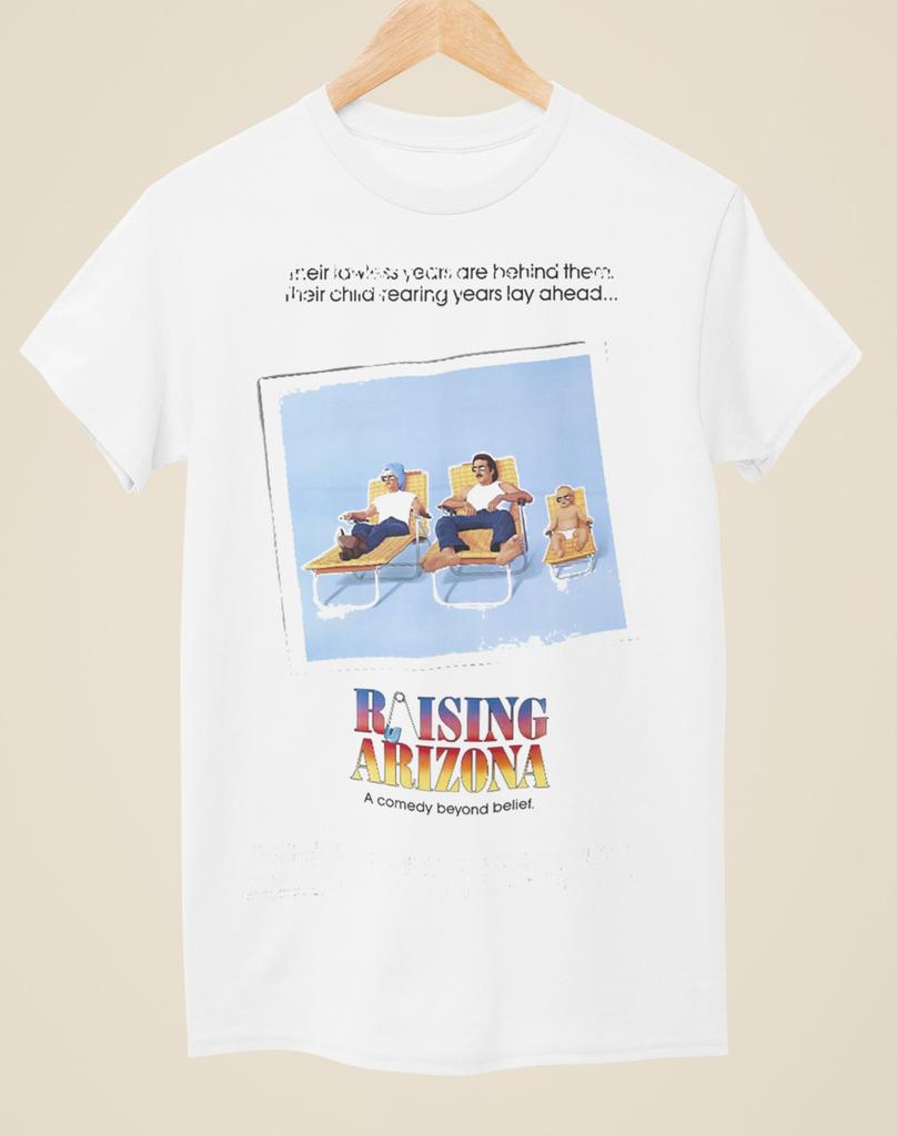 Raising Arizona Movie Poster Inspired Unisex White TShirt