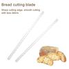 8Pcs Bread Bow Cutter Stainless Steel Replacement Blades Serrated Blade for Effortless Slicing Multi-purpose Kitchen Tool for Homemade Bread